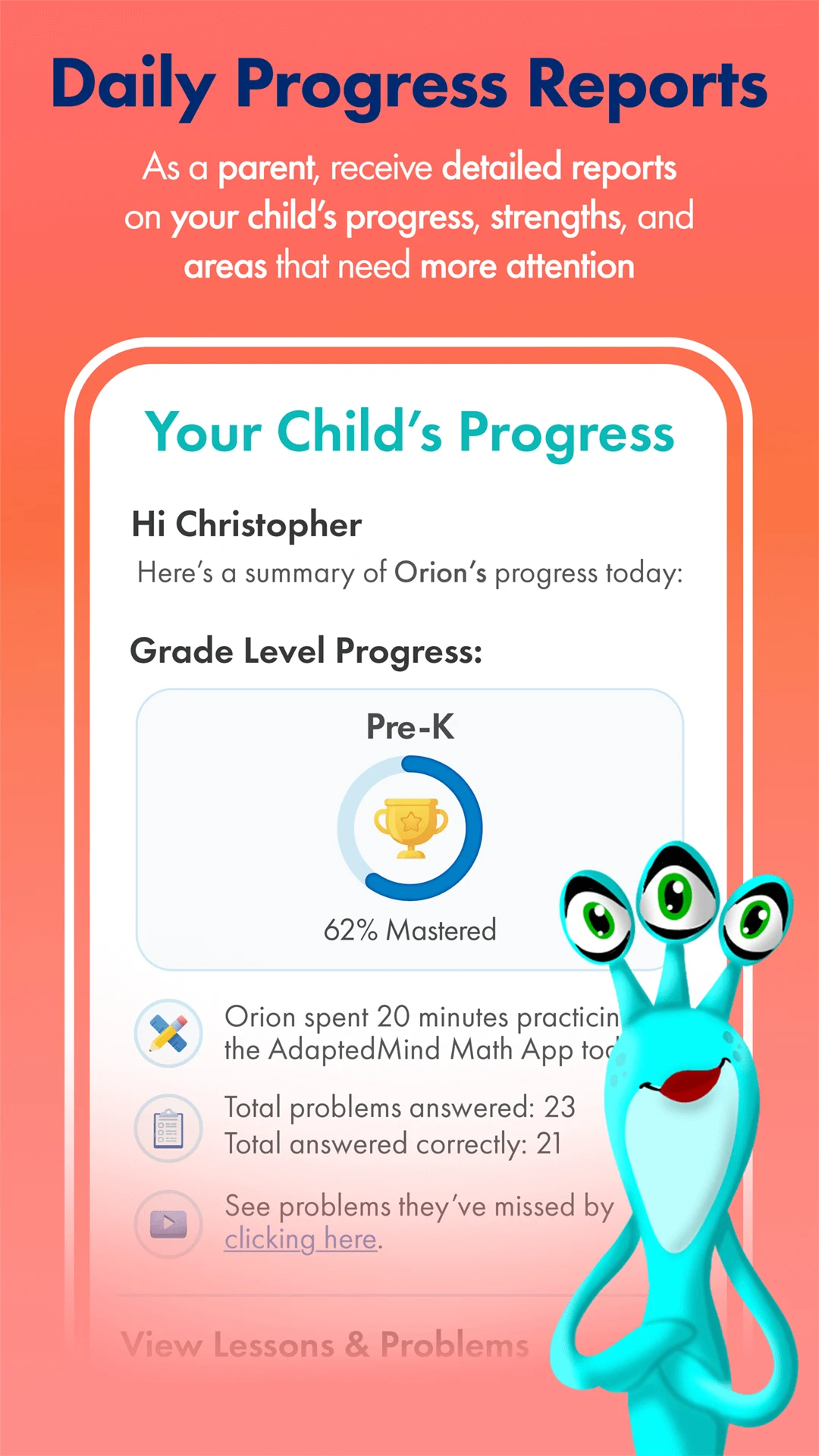 AdaptedMind Math: Learning App screenshot